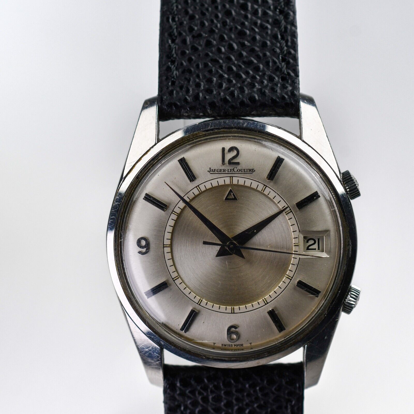 Jaeger LeCoultre JLC Memovox E11005 36mm 1960s Caliber 911 Steel