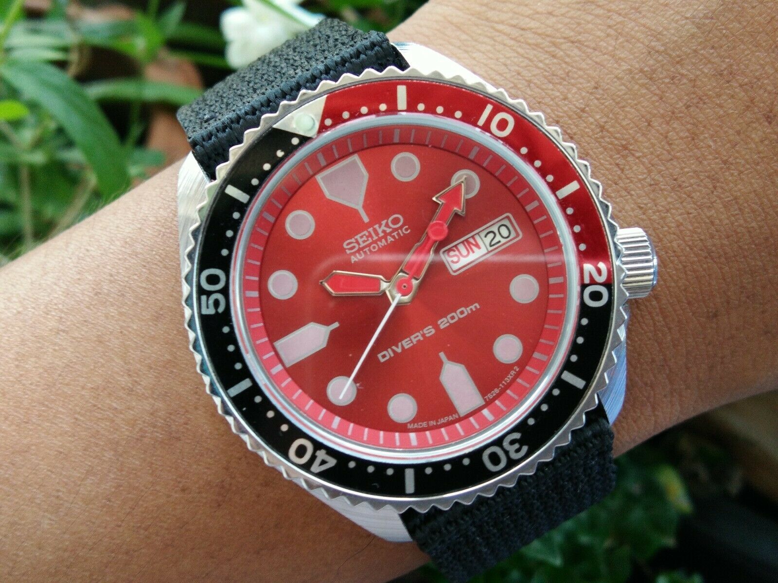 Sei ko Diver's 200M Cal.(7S26-0020) Automatic Men's watch vintage
