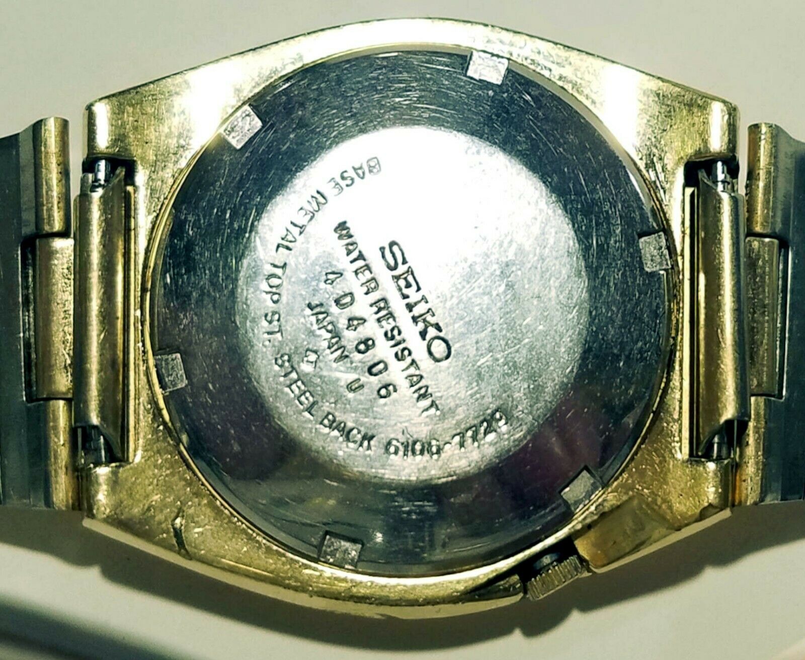 Men's Vintage Seiko DX 17J Prism Crystal SGP Watch 6106-7729