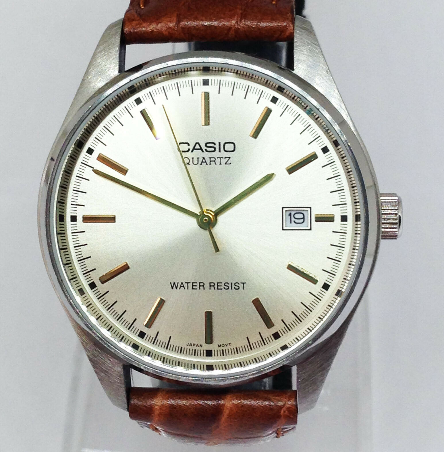 Men s CASIO MTP 1175 Quartz Watch. 37mm Silver Dial. Date. Water Resist. WatchCharts Marketplace