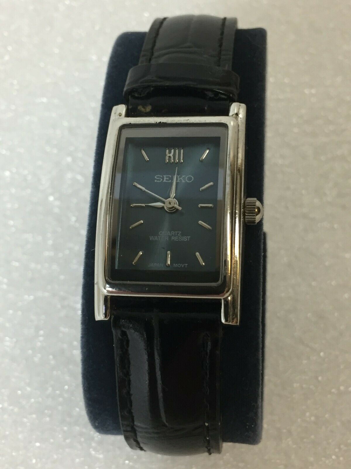 Vintage seiko rectangular discount watch