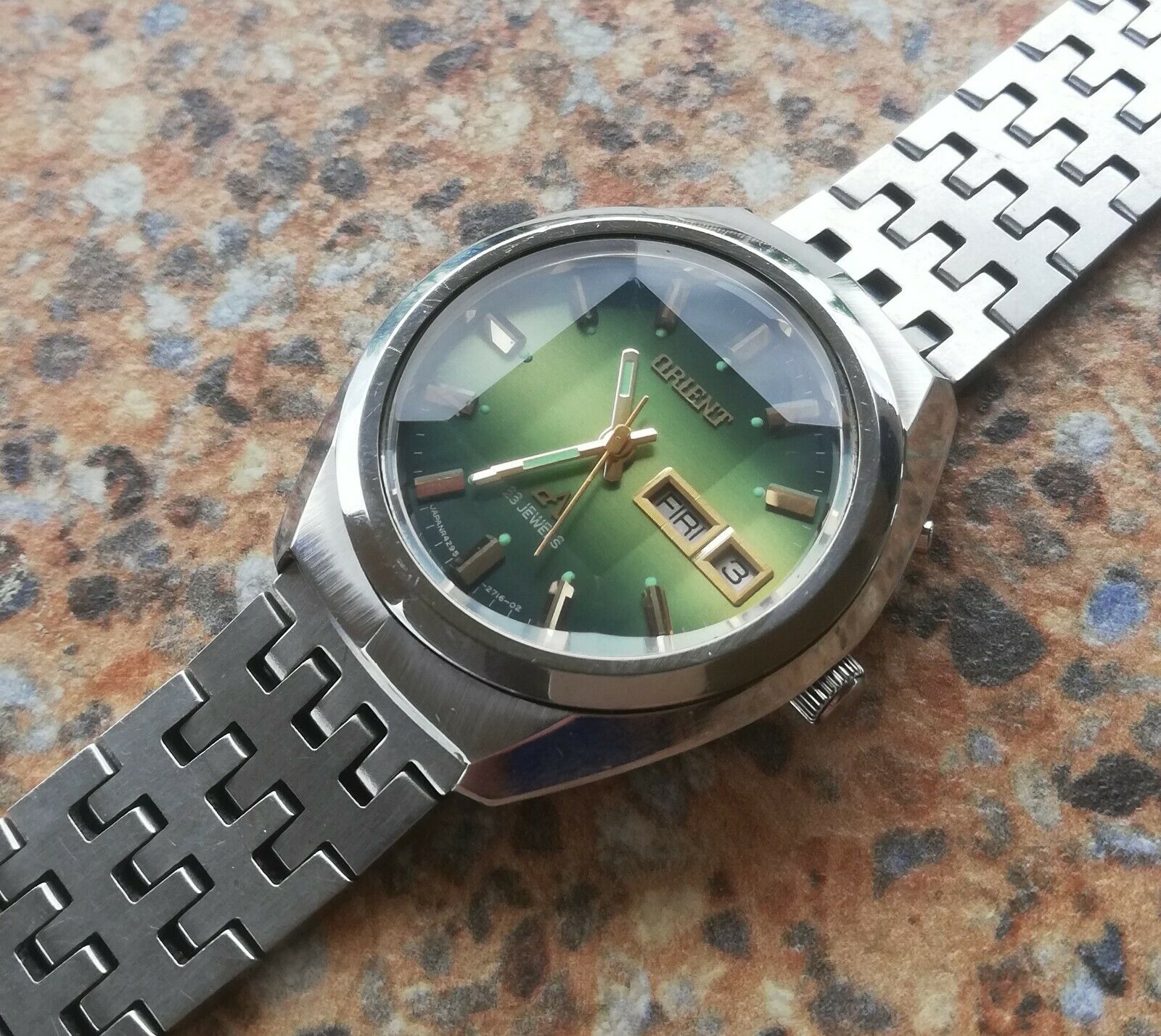 Vintage Orient CA Chrono Ace 23 Jewels Automatic Kanji JDM 1974