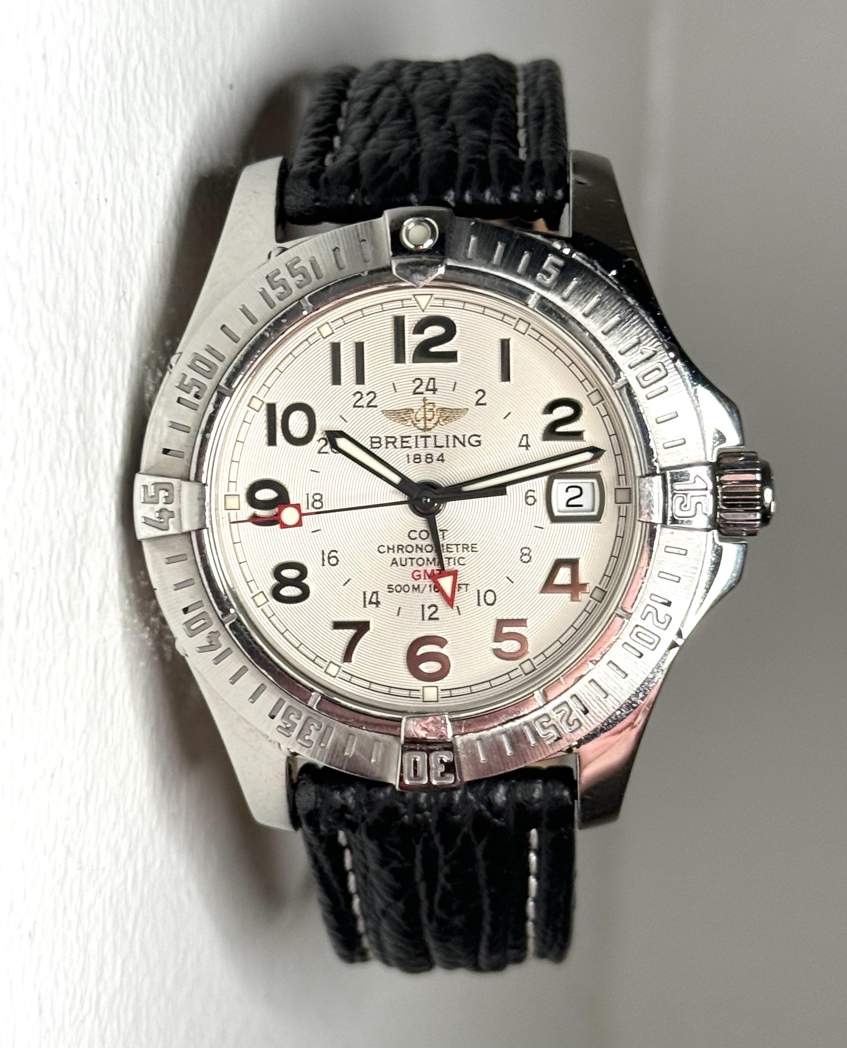 White Dial Breitling A32350 WTS] Breitling Colt GMT White Dial