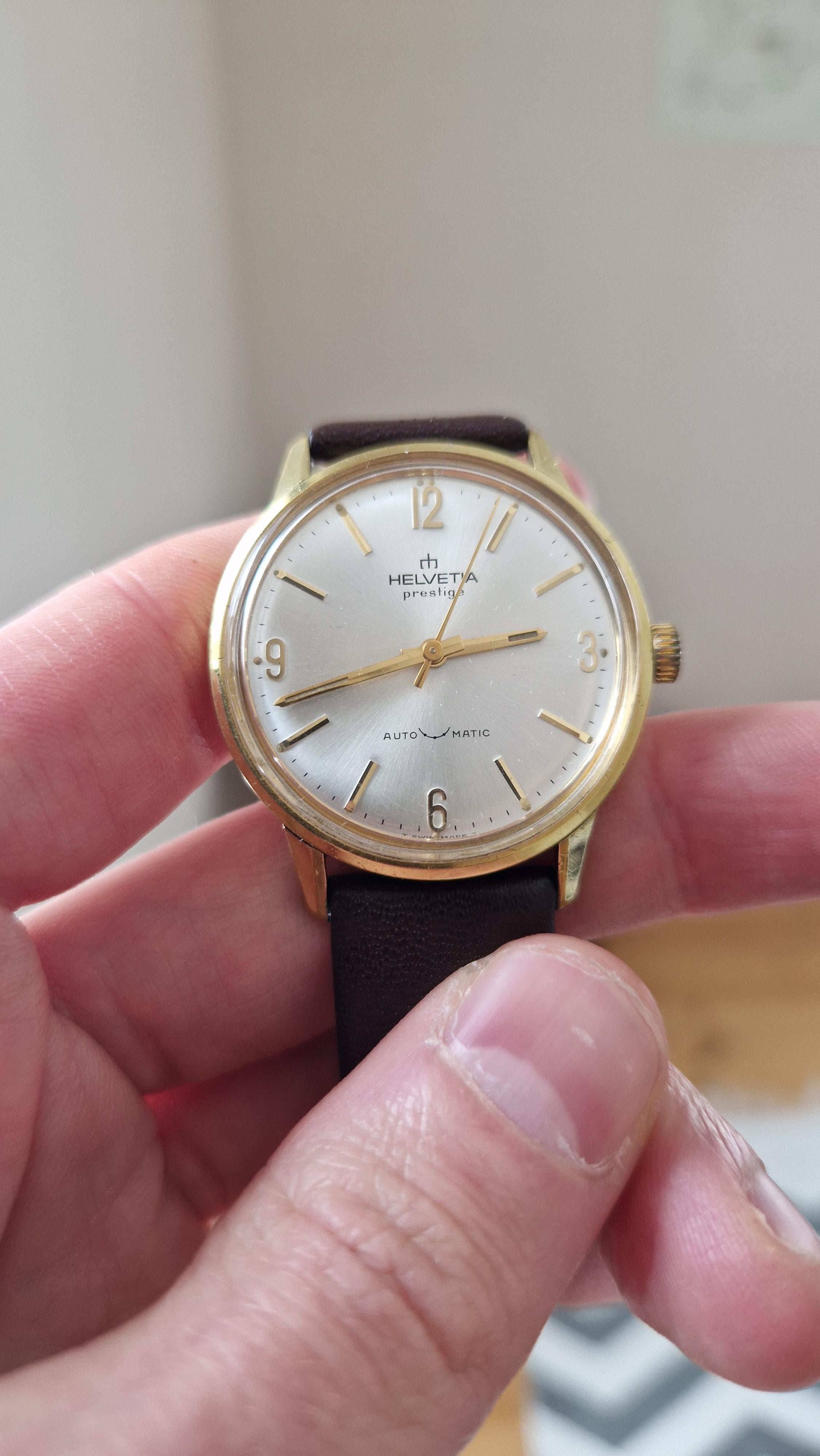 WTS EU Mid 60s Helvetia Prestige SERVICED 390 420 WatchCharts Marketplace