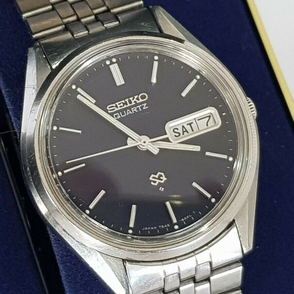 SEIKO QUARTZ 7546-8380 day date MENS quartz PERFECT WORKING - CIRCA  1978-JAPAN | WatchCharts