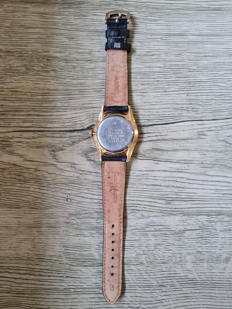 Ricoh Chateau Calendar 19 Jewels 54118 Vintage Mechanical