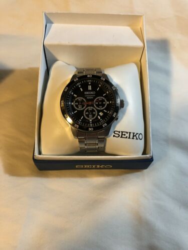 SEIKO chronograph 100M 4t53-00c0 analog SS Men's Watch Very Good Condition.  | WatchCharts