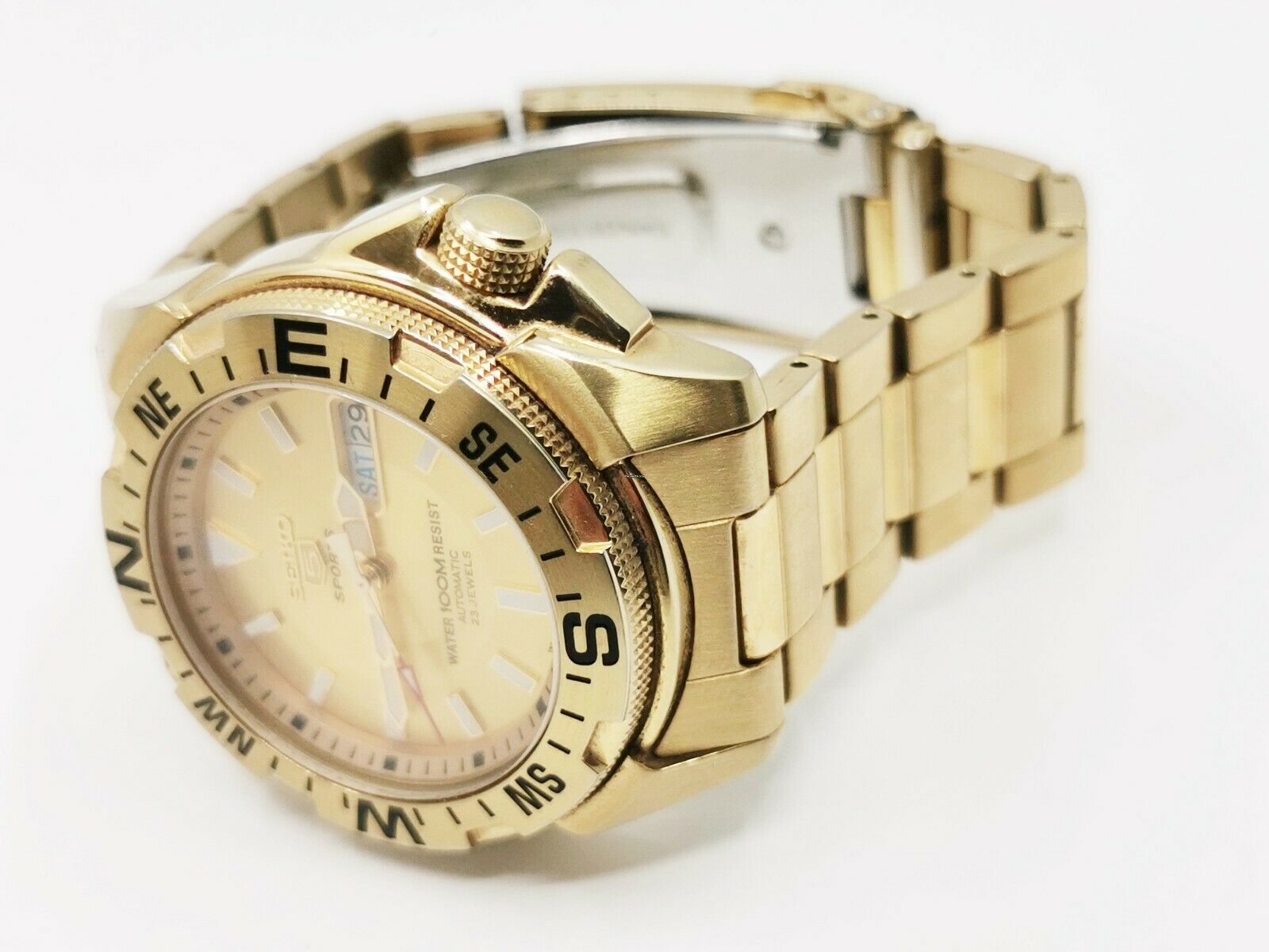 SEIKO 腕時計　automatic ゴールド Seiko SNZE84 Gold Automatic Watch for men 7s36 02p0 23 Jewels