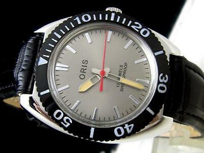 254ORIS Oris Diver Manual winding Silver ORIS Oris diver Good