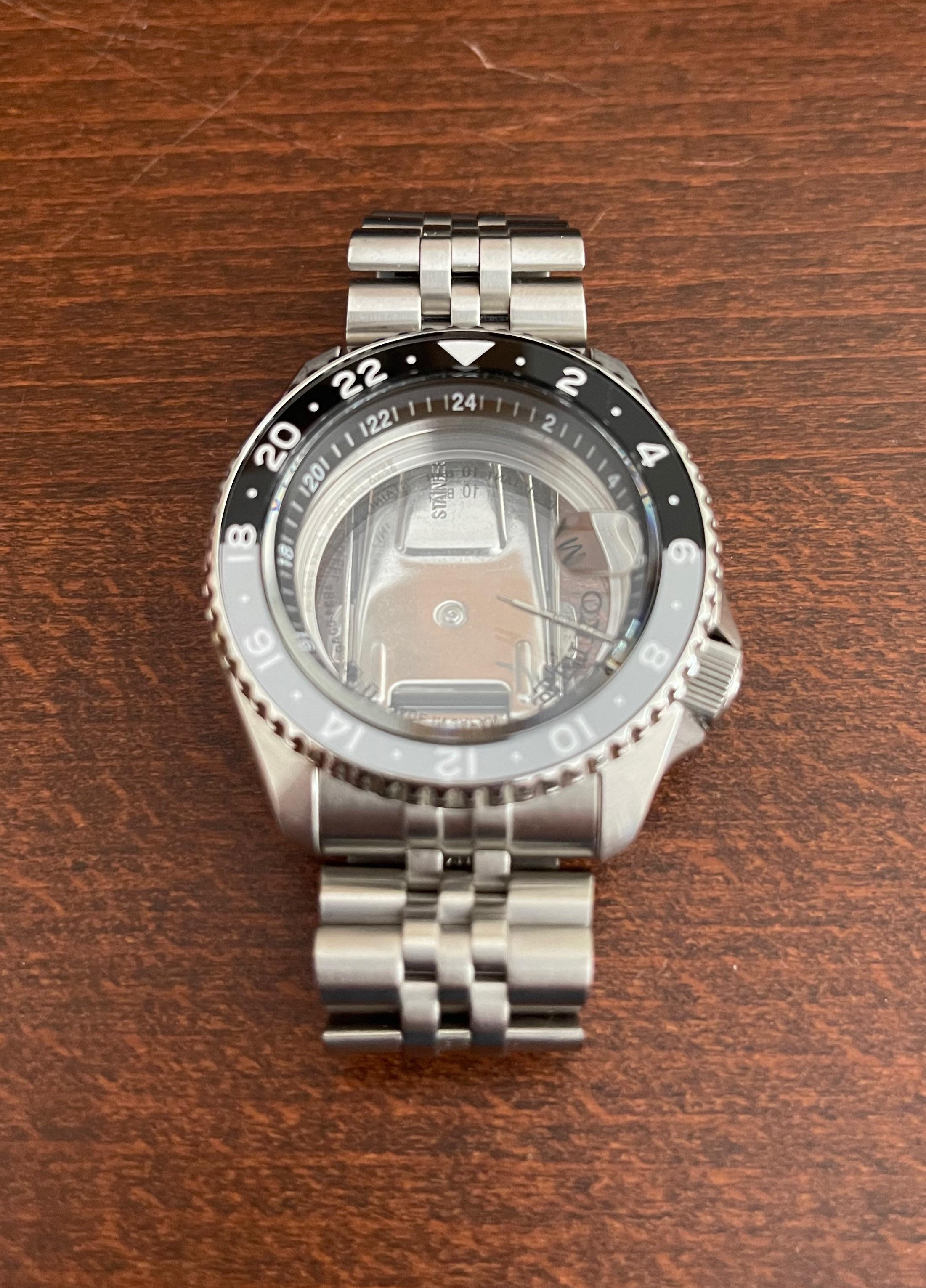 WTS] Seiko 5 GMT ***Case/Bracelet Only*** SSK001/SBSC001 | WatchCharts