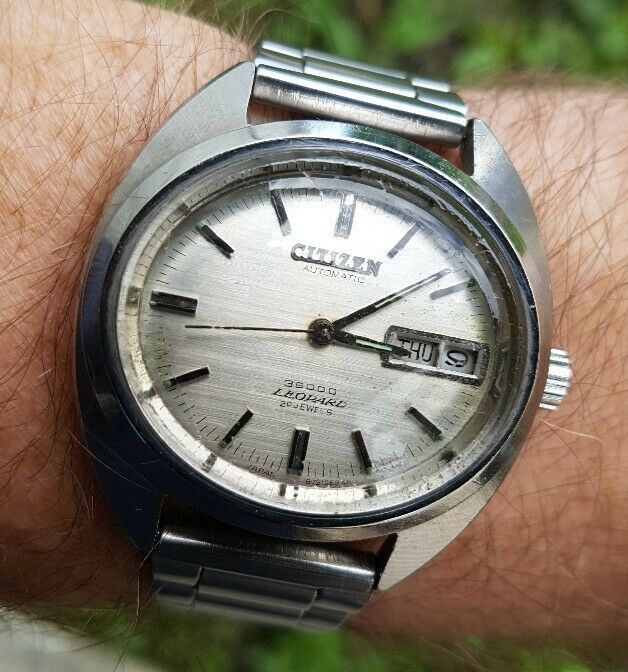 1970 Citizen Leopard 36000 hi-grade 28 jewel Citizen 7230 movement