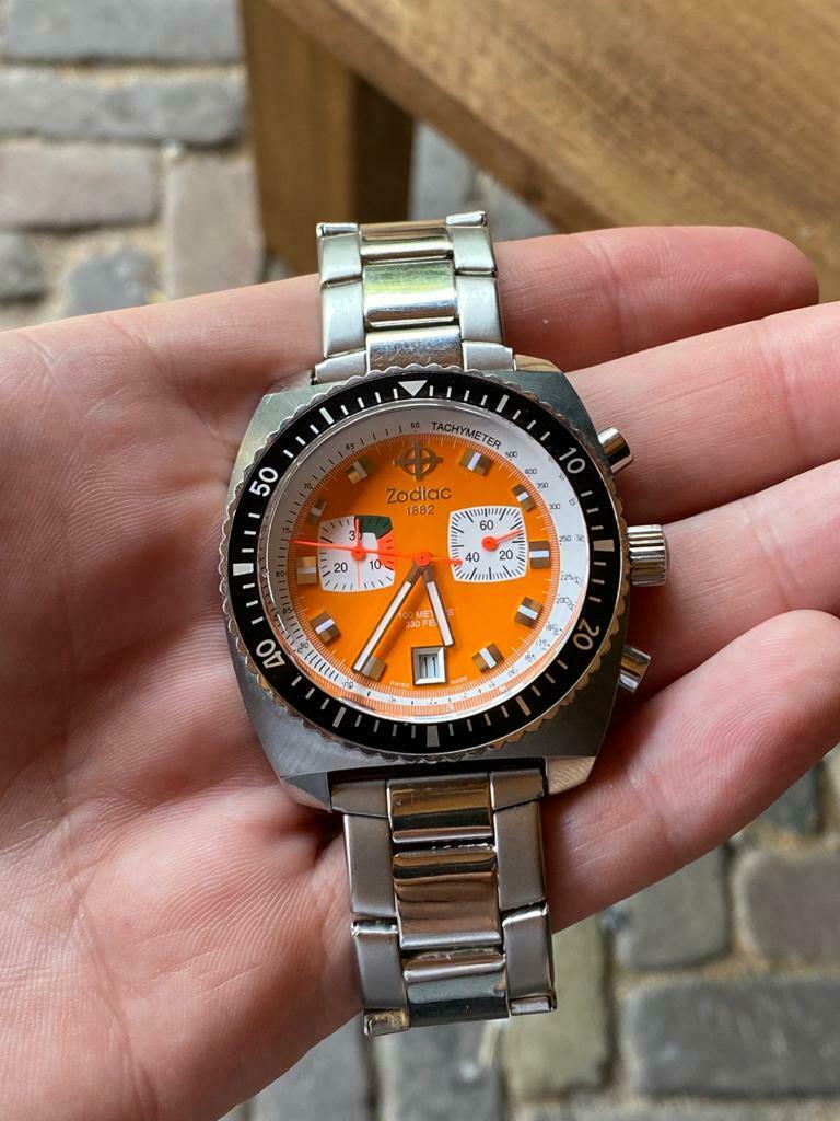 ZODIAC SEA DRAGON CHRONOGRAPH WATCH ZO2209 SWISS MADE
