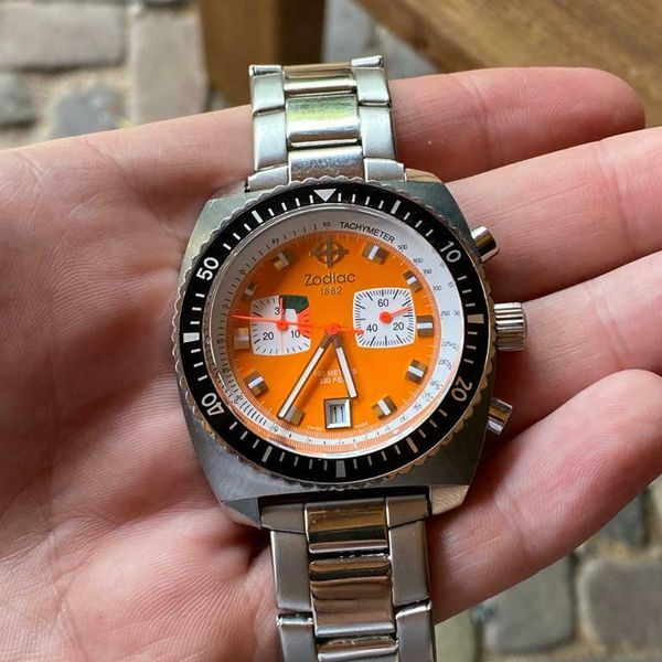 ZODIAC SEA DRAGON CHRONOGRAPH WATCH ZO2209 SWISS MADE