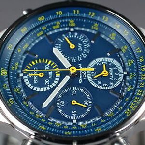 Exc+5 ] SEIKO Chronograph Criteria Light Blue Dial 38mm Watch 7T34-0AA0  JAPAN | WatchCharts Marketplace