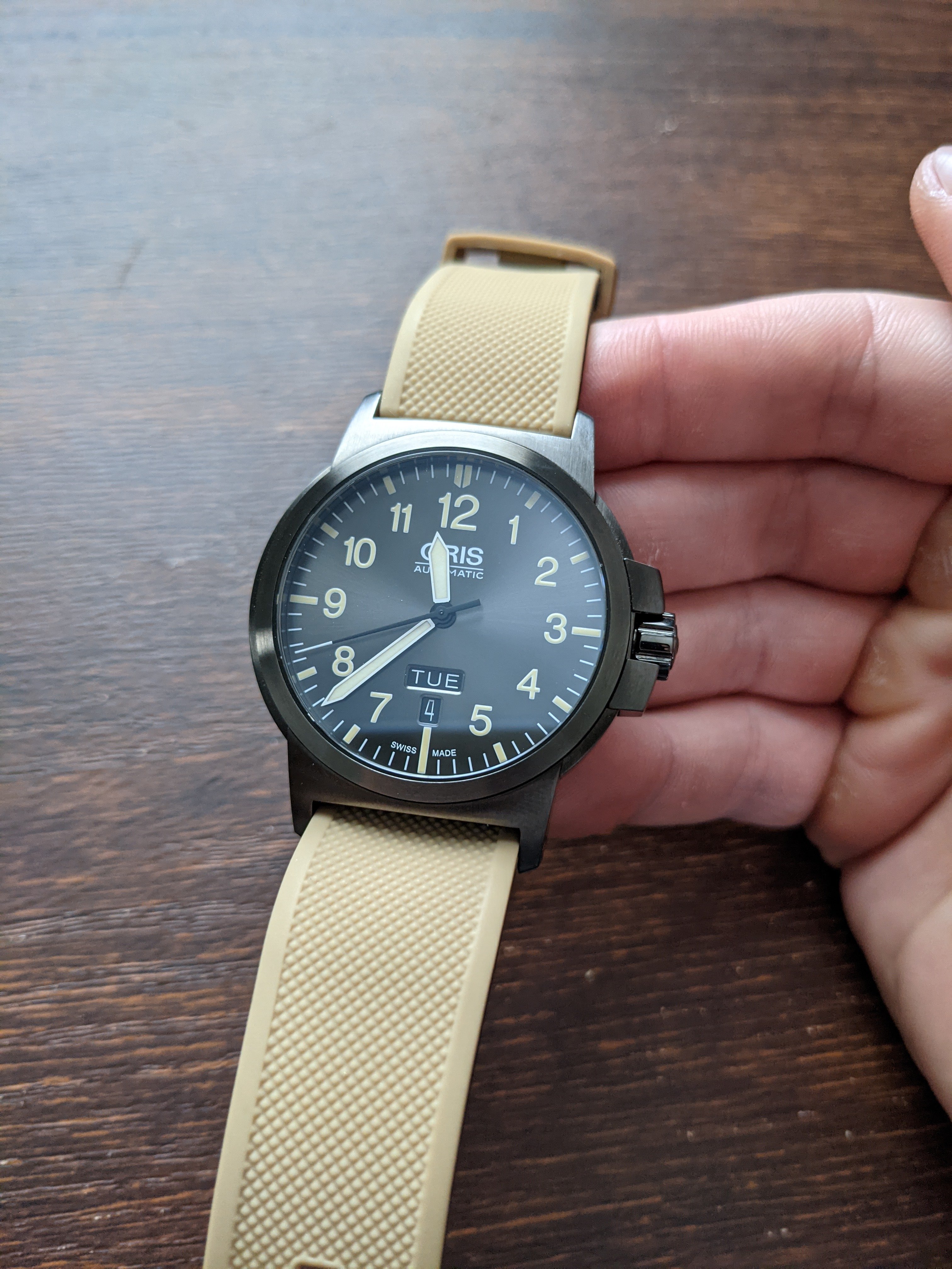 WTS Oris BC3 Advanced Day Date Full Kit Extra Straps