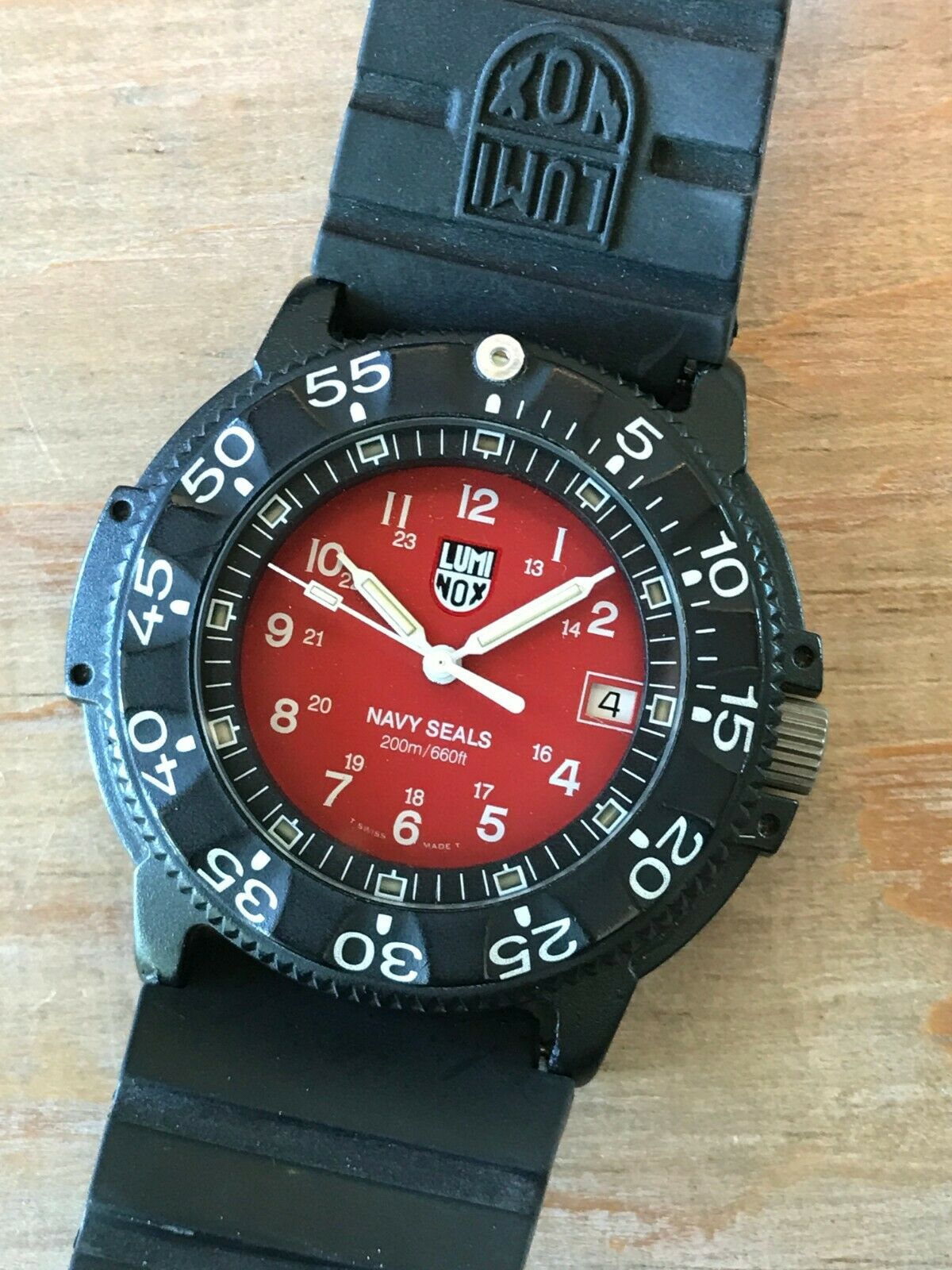Rare Red, Luminox Navy Seal 3000 Men's Diver Watch, Military