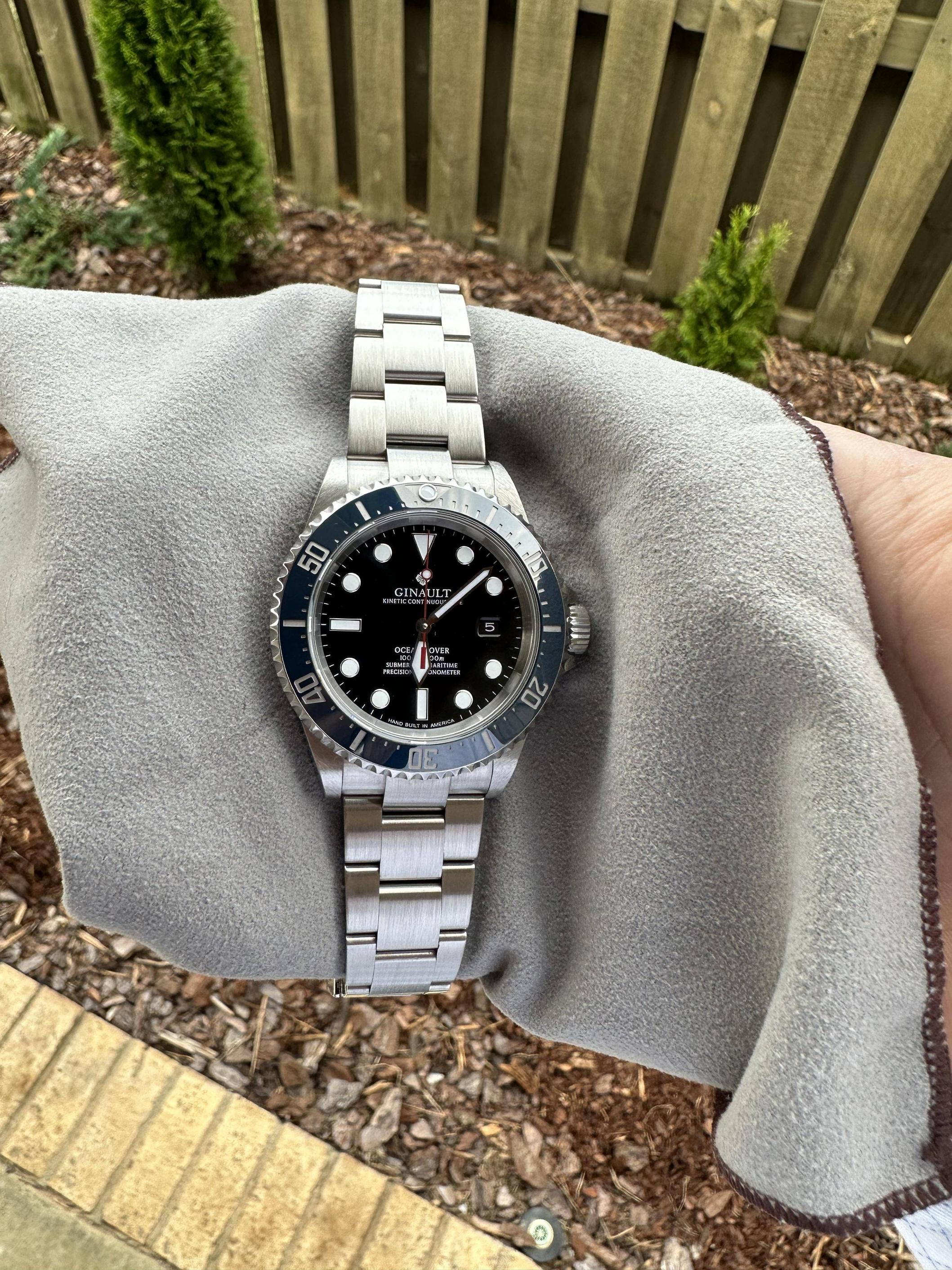 WTS Ginault Ocean Rover 2 Blue Bezel 1180 WatchCharts Marketplace