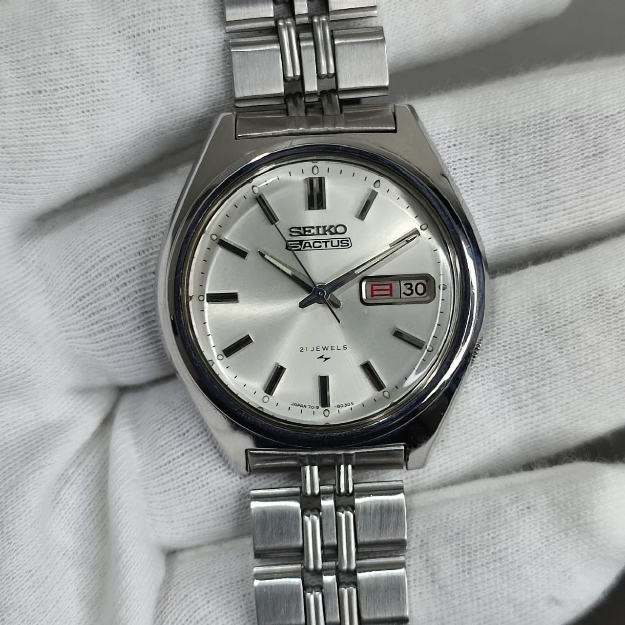 SEIKO 5 ACTUS 7019-8010 自動巻き＆TYPE-Ⅱ セット $_57.JPG