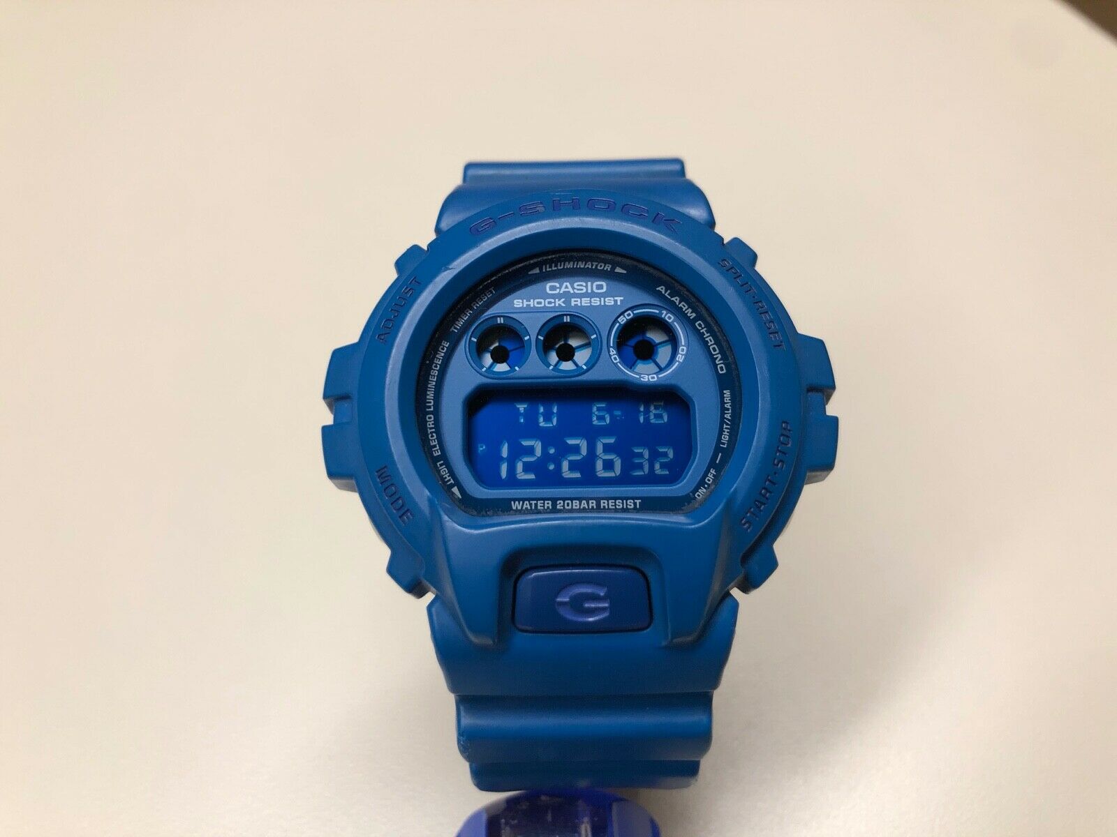 AUTHENTIC CASIO G-SHOCK LIMITED EDITION SMURF BLUE DW-6900MM *NICE ...