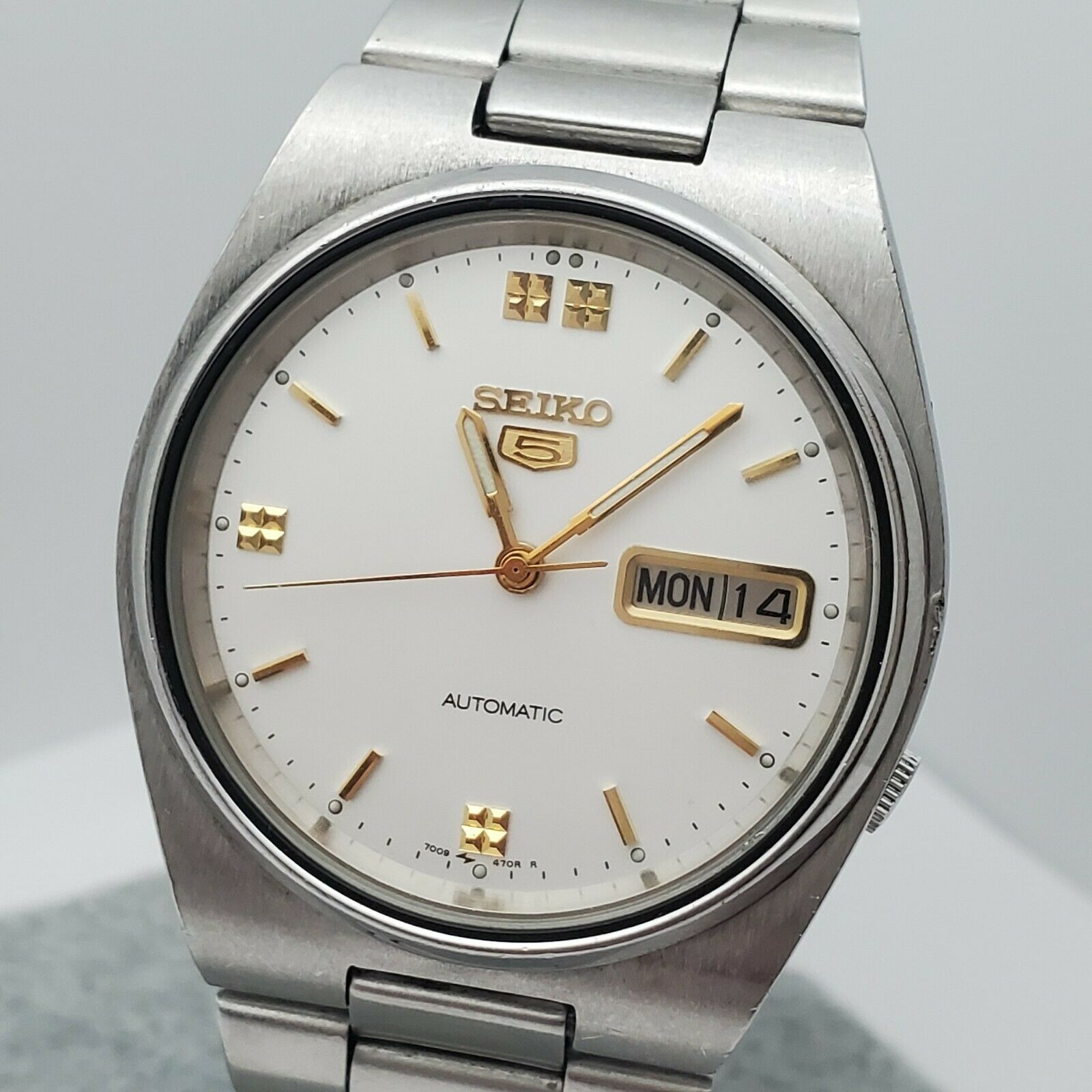 Vintage SEIKO 7009-3130 Automatic Men's watch 1980 17Jewels