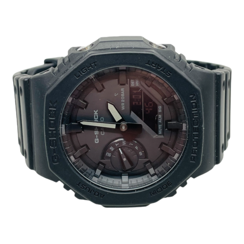 Casio G Shock Black Carbon Core Analog Digital Mens Watch Module