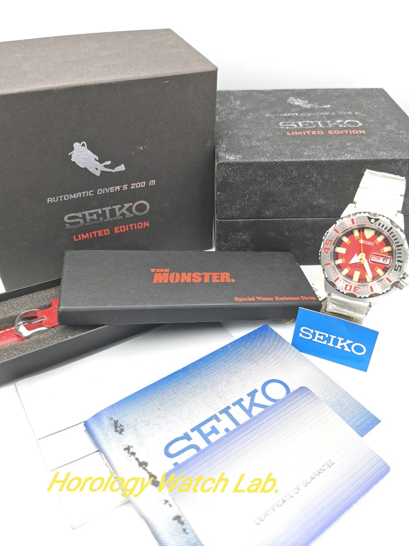 Seiko red monster hot sale