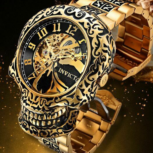 圧倒的ビジュアル☆自動巻き☆スカル INVICTA Artist 35110