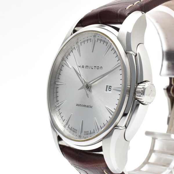 [MINT in Box]HAMILTON H327150 Silver DIal Automatic Watch display ...