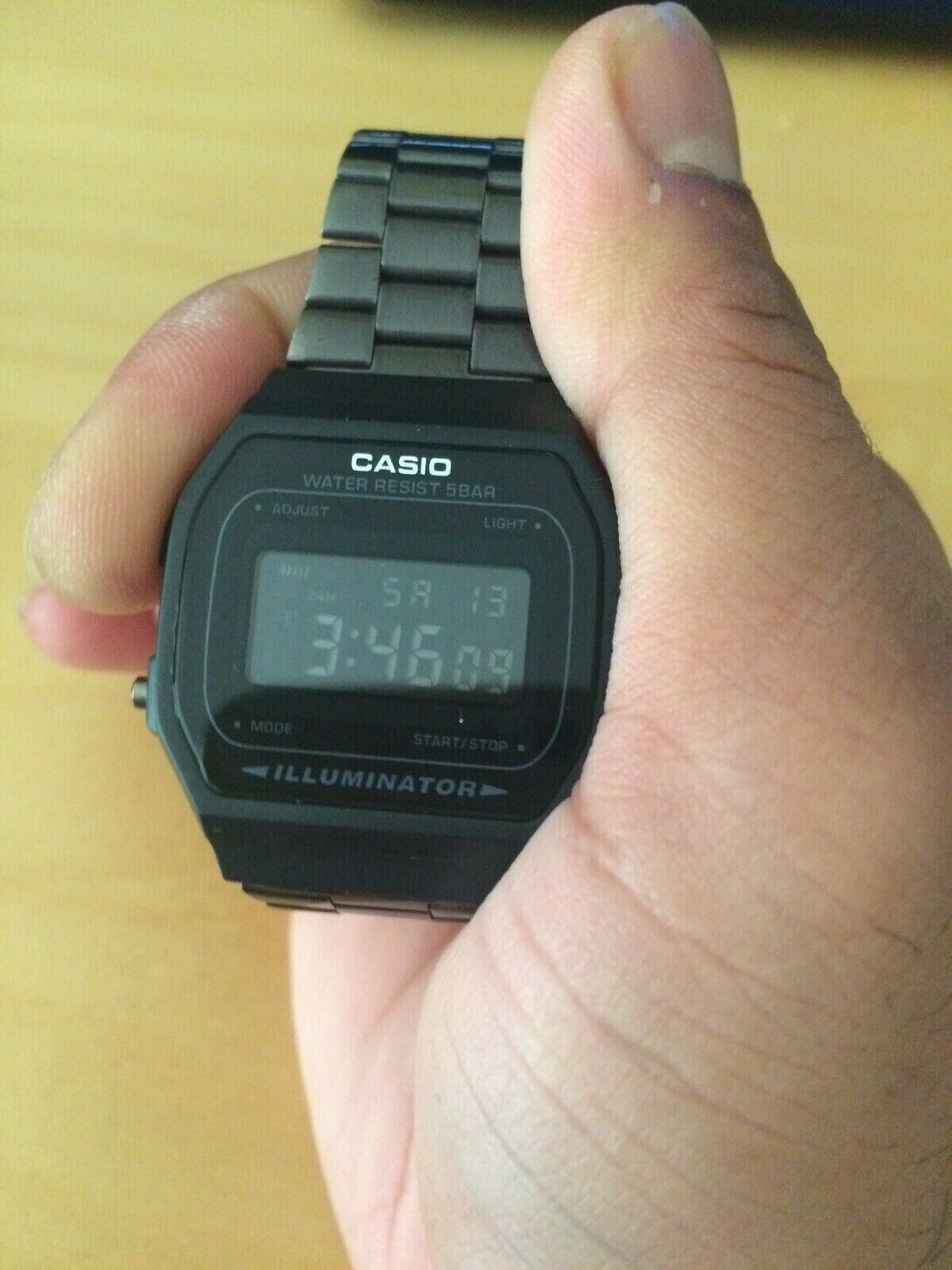 CASIO Retro Classic Unisex Digital Steel Watch A168WA 1YES Black. WatchCharts Marketplace