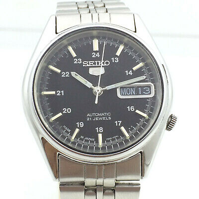 VINTAGE MEN'S SEIKO 5 7S26-6000 34MM D/D AUTOMATIC JAPAN