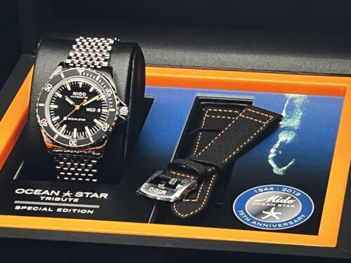 Mido Ocean Star Diver 600 Chronometer Special Edition Black Mens Watch