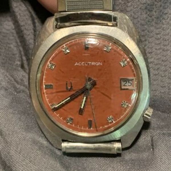 Bobine De Montre Bulova Accutron 5 1/2 2500-10 - Pièce Détachée Mouvement - Part.20.590