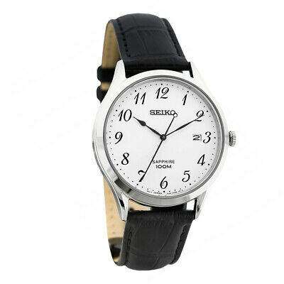 Seiko Men's Sapphire White Dial Watch - SGEH75P1 NEW | WatchCharts