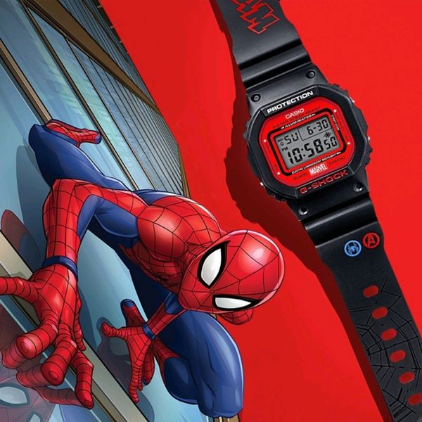⭐INSTOCK⭐Casio Gshock Marvel DW5600 DW-5600 Spiderman