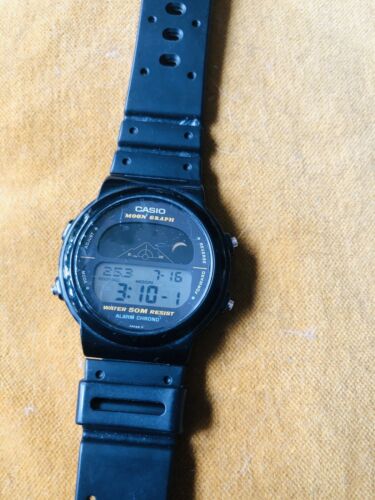 CASIO - GMW-15 MOON GRAPH DIGITAL WATCH (VINTAGE, 1990-91