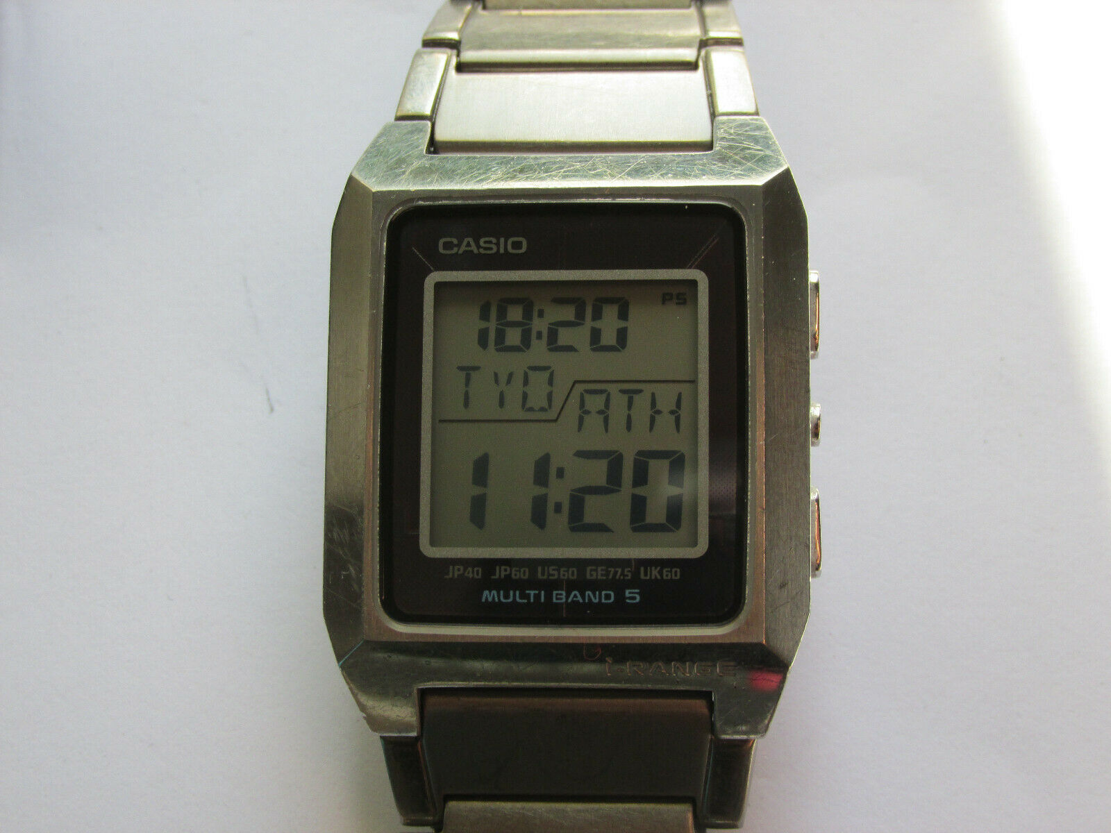 VINTAGE CASIO IRW-M200 WV-M401 i-RANGE TITANIUM MULTI BAND 5 TOUGH