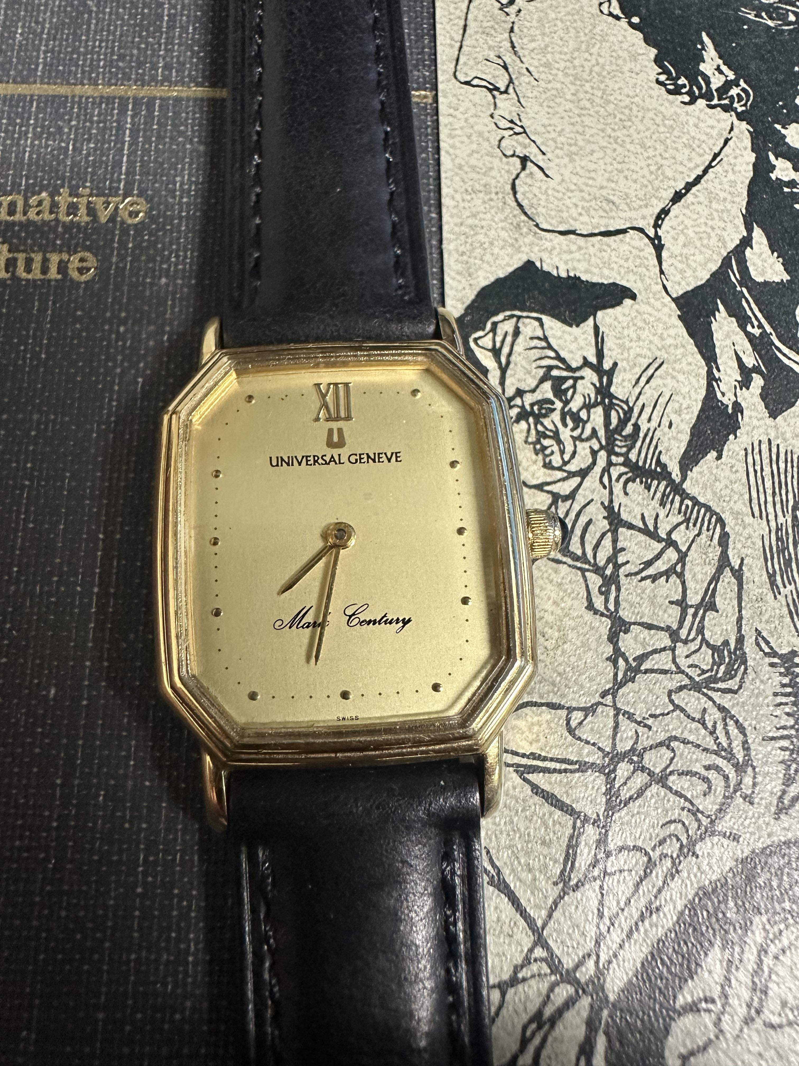 WTS] Universal Geneve Mark Century quartz tank. 225 shipped