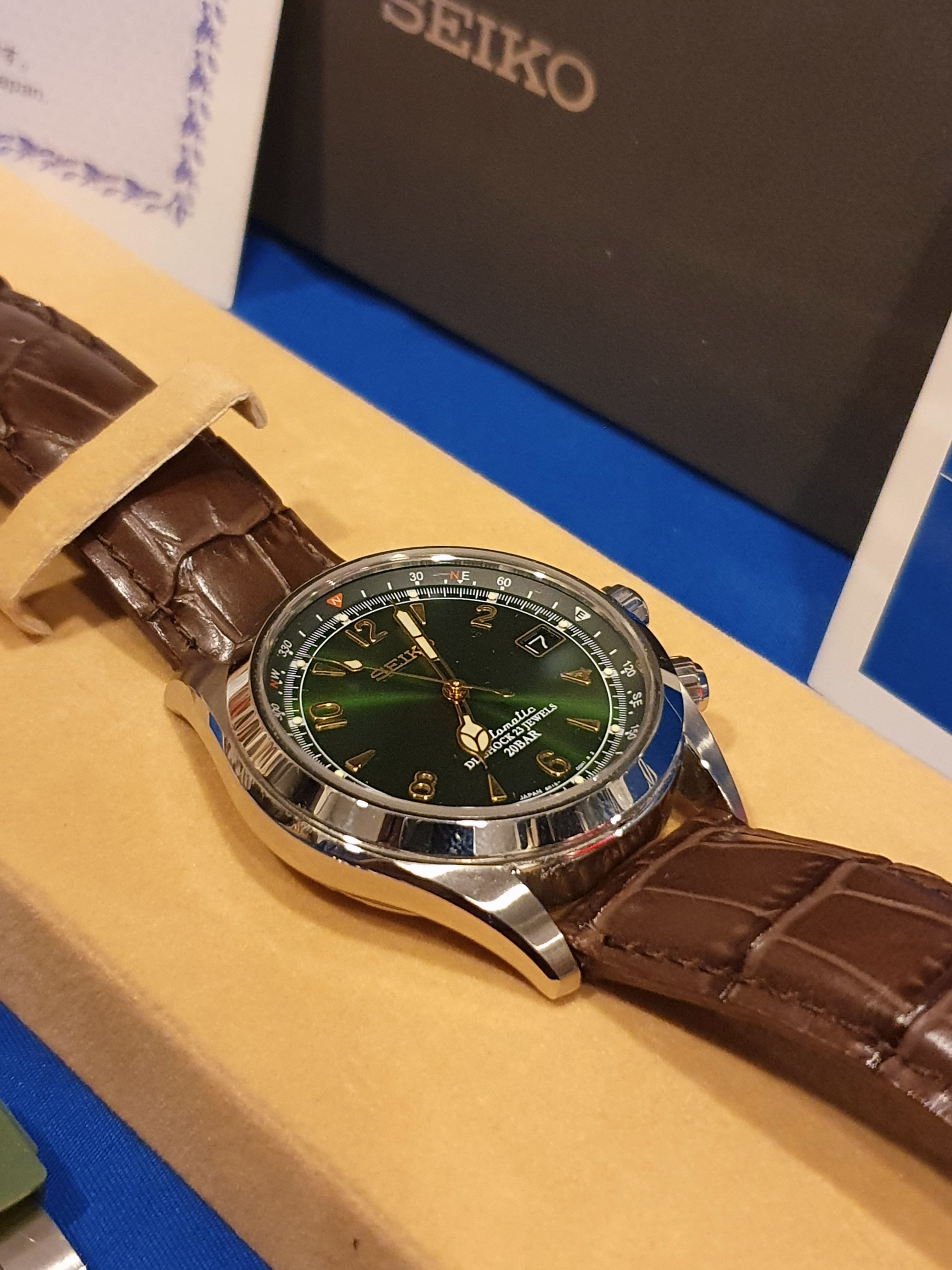 FS Seiko Alpinist SARB017 w/ Strapcode Oyster Full Set WatchCharts