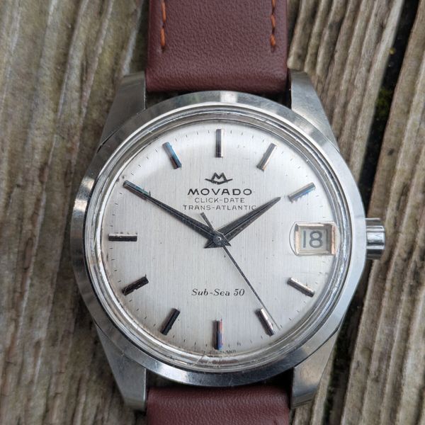 Movado Transatlantic OH済み MOVADO TRANS-ATLANTIC Sub-sea50 手巻き