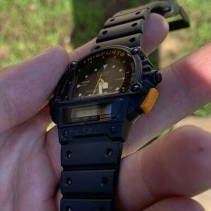 Vintage CASIO TRISPORTS Triathlon SPORT Watch TRI-10W 90s