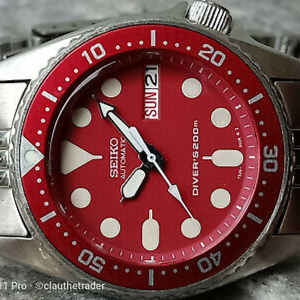 Cadran Original Seiko SKX013 (7s26-0030) Pour Montre De Plongée Automatique - Occasion