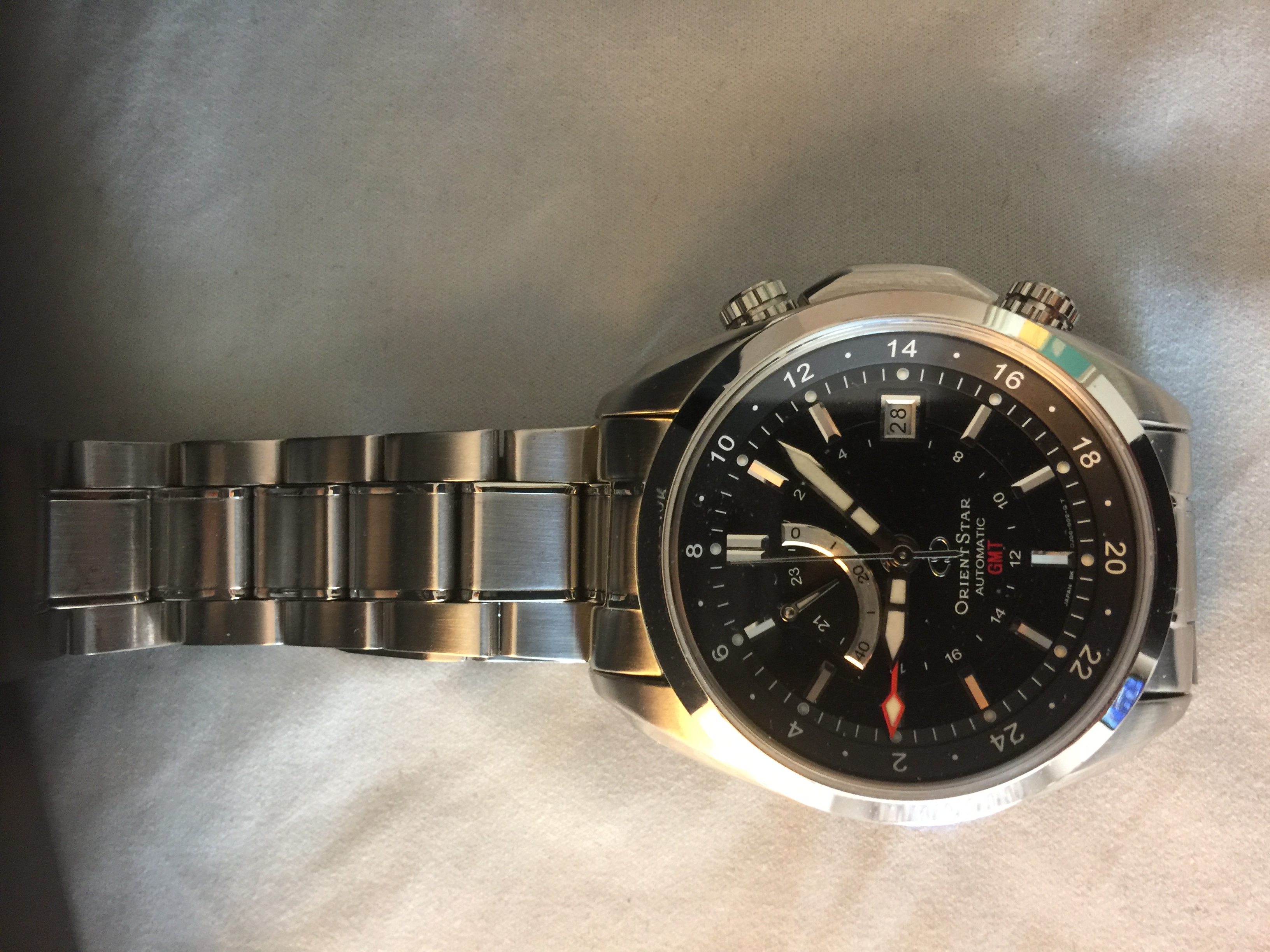 Orient Star Seeker GMT SDJ00001B0 Stainless Steel Watch