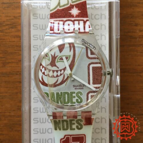 Swatch Watch Mexican Lucha Libre Behind Me GE227 - Brand New  display picture 1