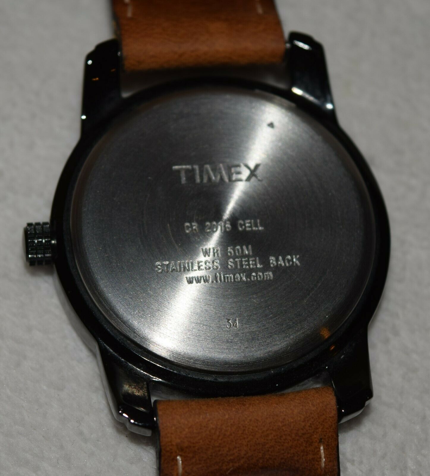 Timex cr2016 cell wr 50m stainless steel back clearance price