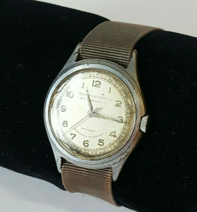 Old Vtg J. Weber Chopard SA Antimagnetic Incabloc Men s Watch