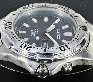 Seiko 5M63-0B30 SBCZ007 Blue dial Scuba 200m Diver Kinetic