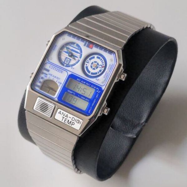 Citizen Ana-Digi Temp Star Wars R2-D2 Display Watch JG2117-51A