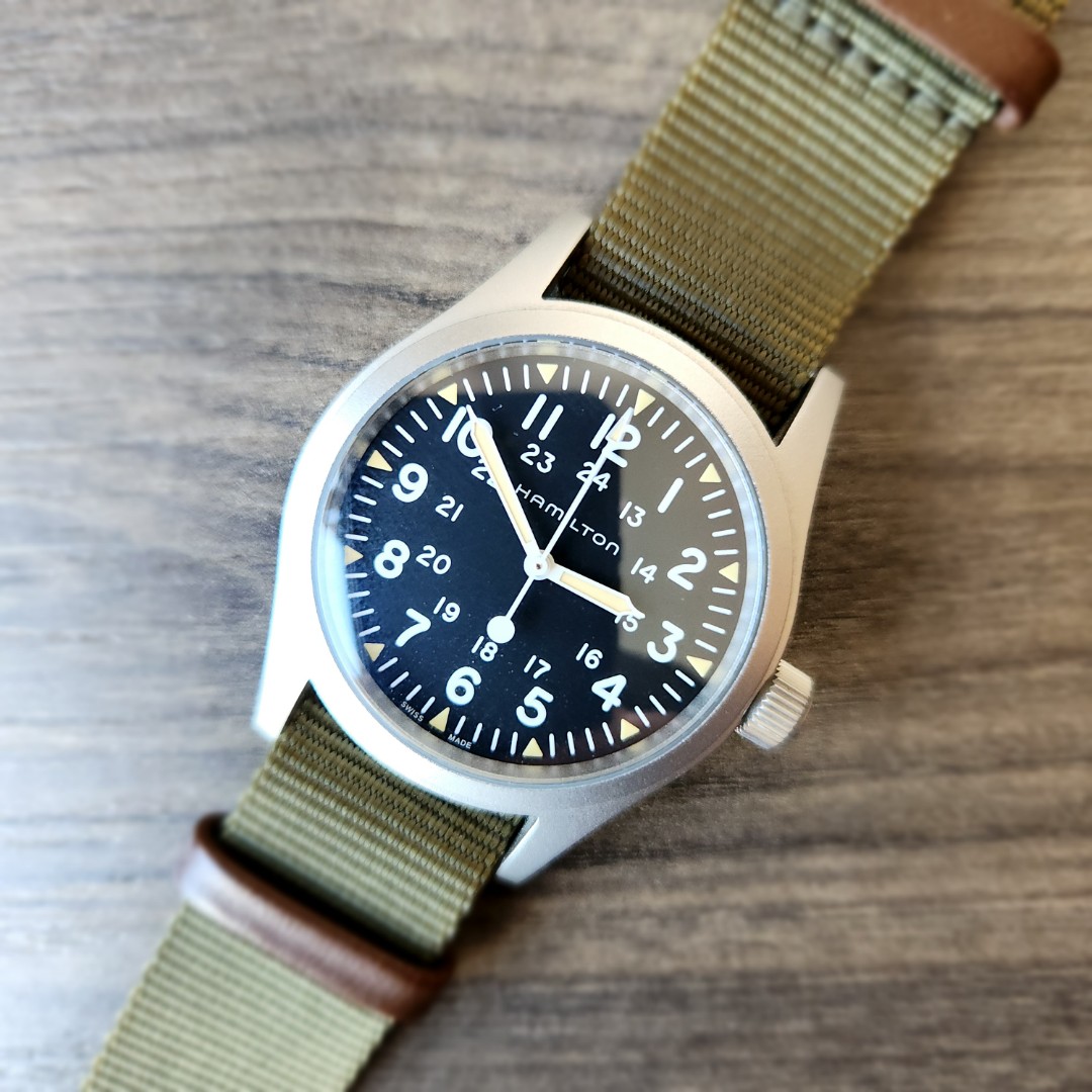 Hamilton khaki outlet field mechanical h69439931