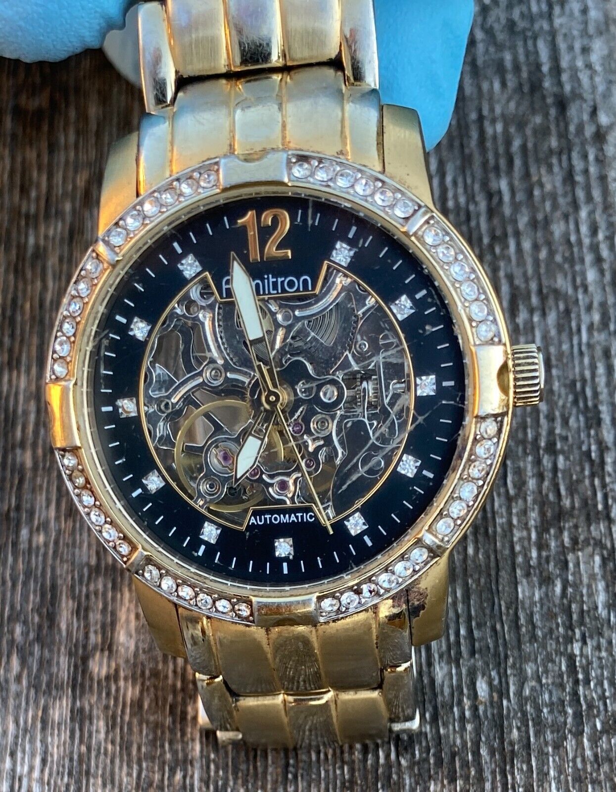 Armitron Skeletonized Automatic Dial Mens Watch. Used Works WatchCharts Marketplace