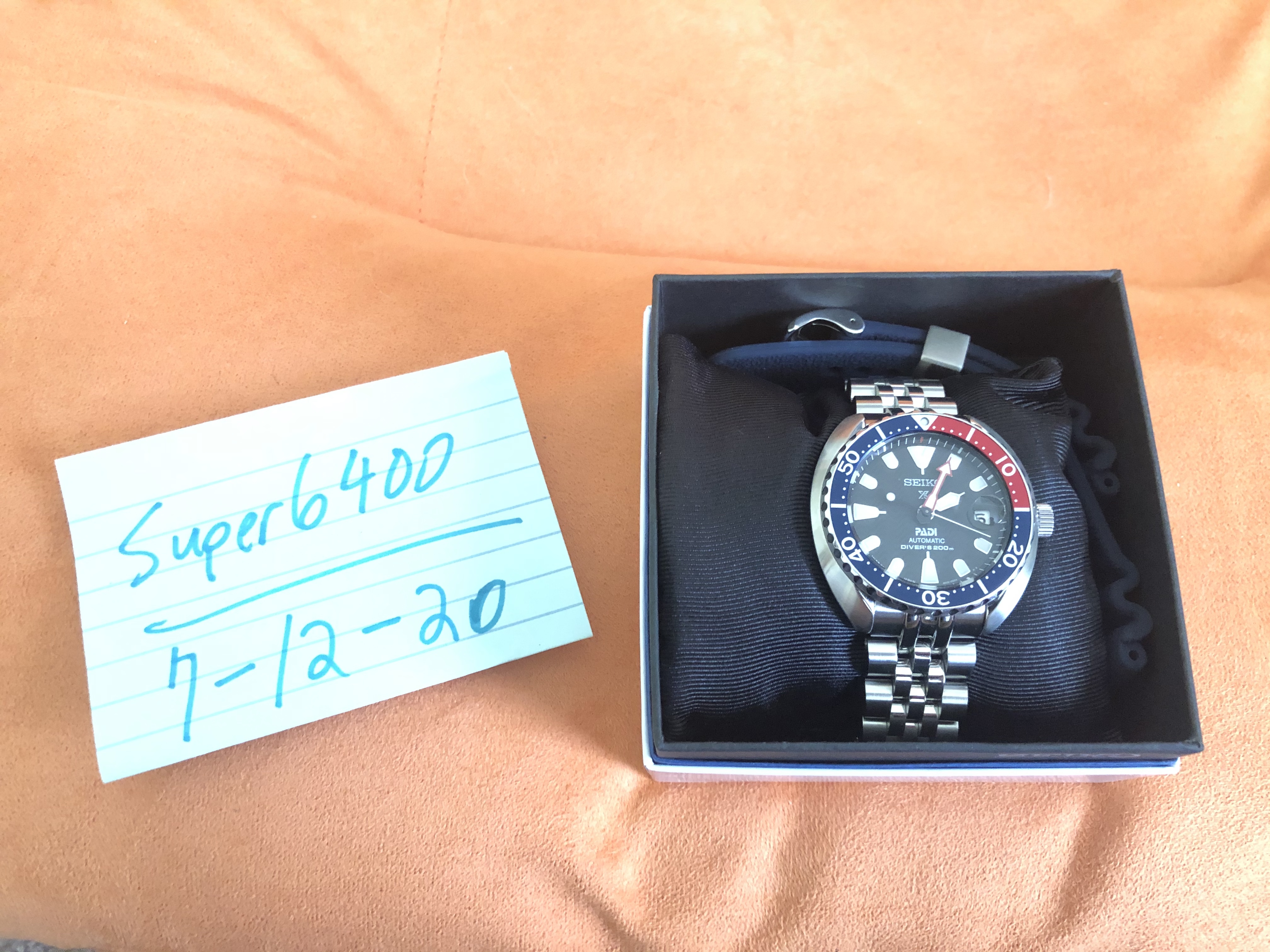 WTS] Seiko SRPC41J1 PADI Mini Turtle (with Strapcode bracelet